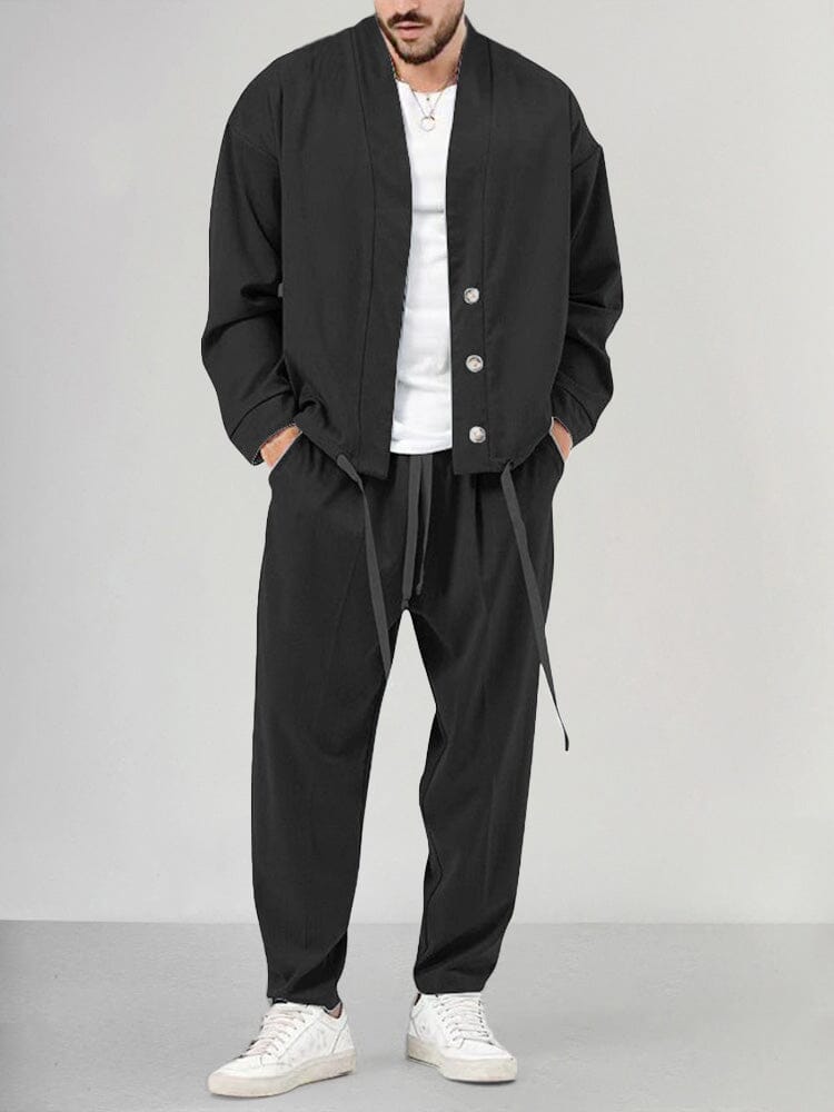Men's Relaxed Fit 2-Piece Pants Set