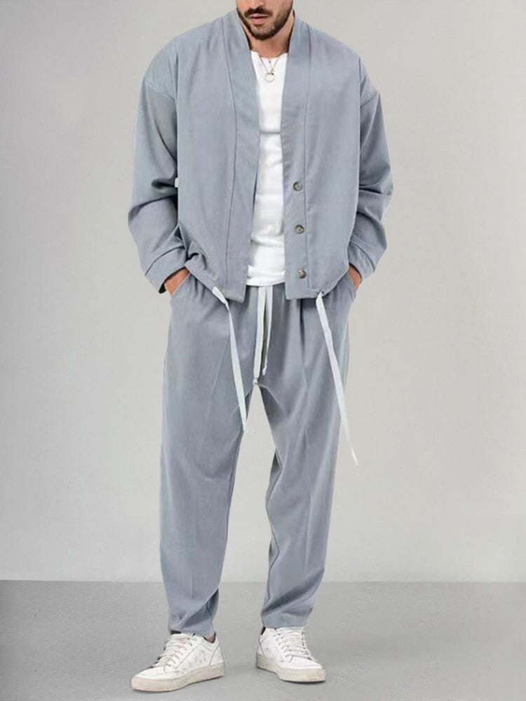 Men's Relaxed Fit 2-Piece Pants Set