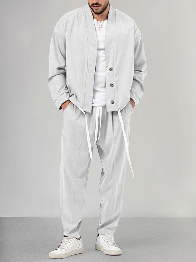Men's Relaxed Fit 2-Piece Pants Set