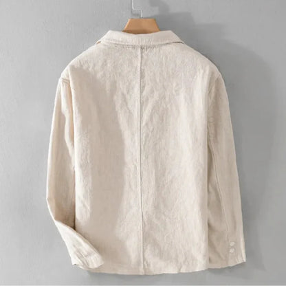 Women's Linen Blazer Italian Style Beige