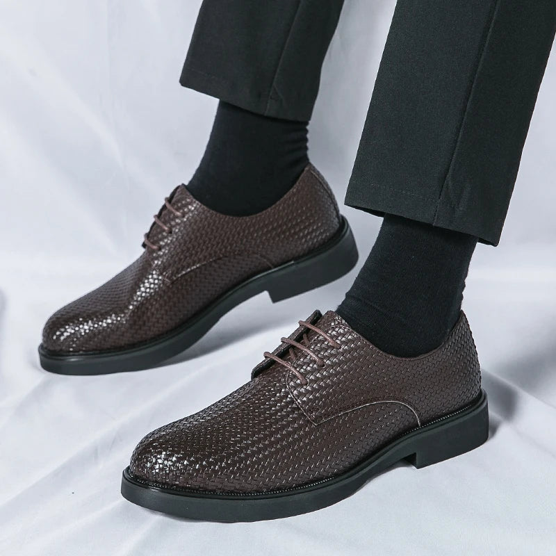 Classic Woven Leather Shoes