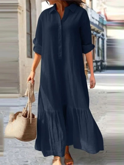 Flowy Layered Maxi Dress for Women