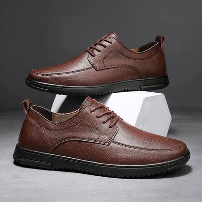 Brown Real Leather Shoes