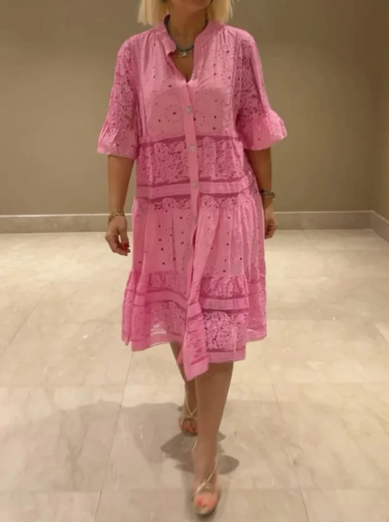 Elegant Floral Women's Dress