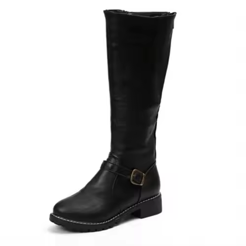 Trendy Ladies Tall Leather Boots