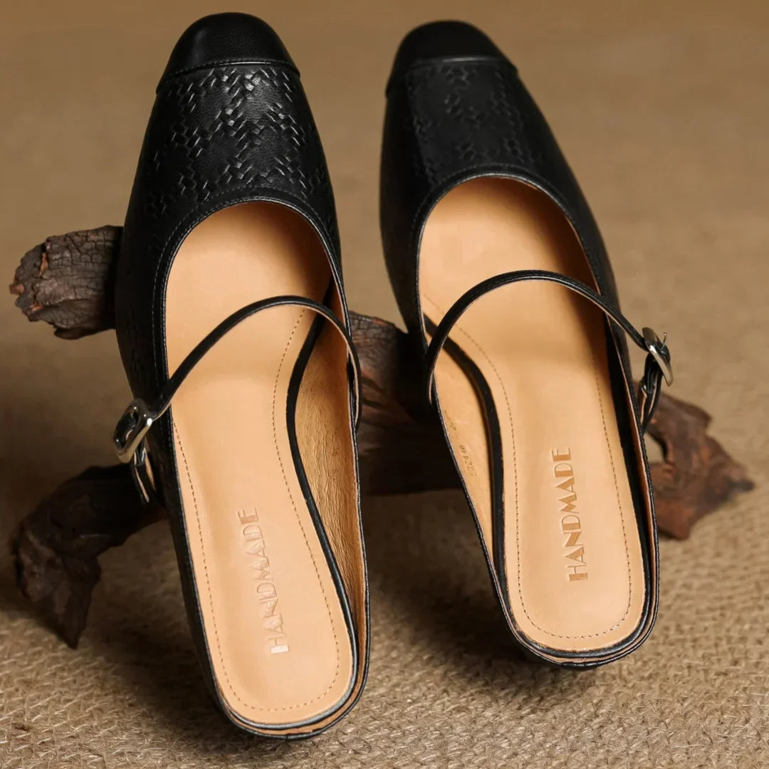Women's Genuine Leather Mules