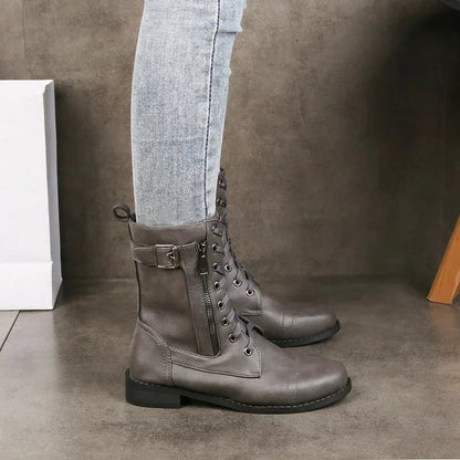 Brandy Leather Boots Caliboot