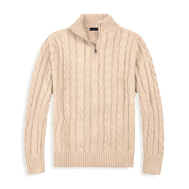 Men's Half Zip Sweater Classic Style