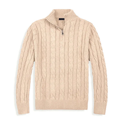 Men's Half Zip Sweater Classic Style