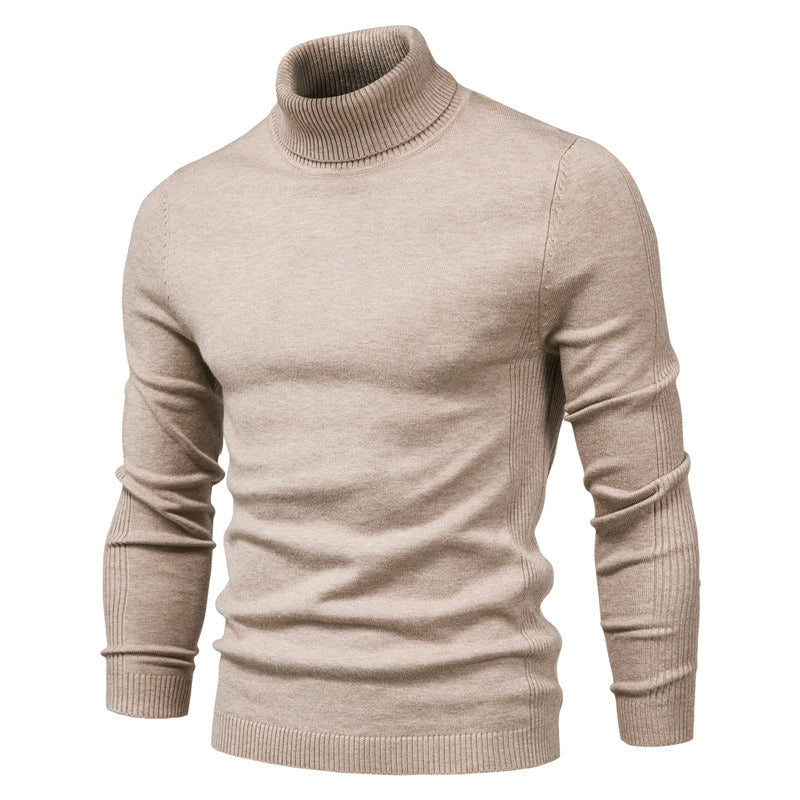 Relaxed Fit Men's Crew Neck Knit Sweater