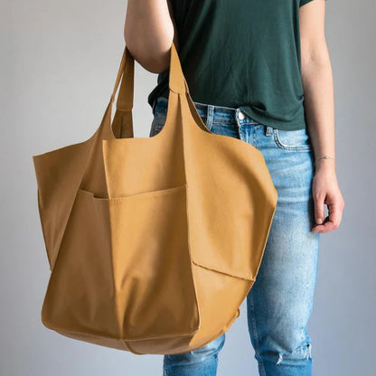 Women's Leather Oversized Tote Bag