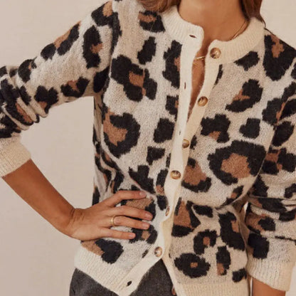 Wild Leopard Crew Neck Sweater