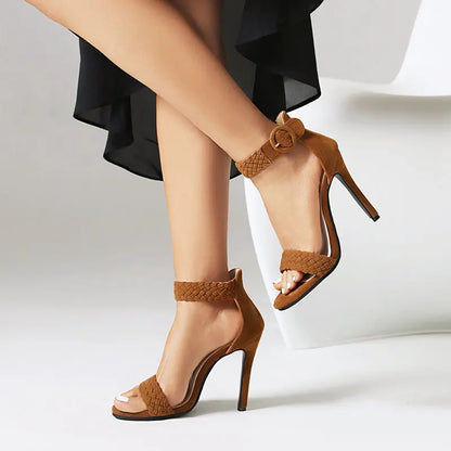 Comfortable Flat Ankle Strap Women's Sandals - VibreMode