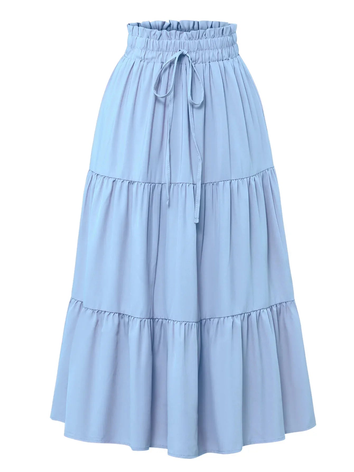 Women's Flowy A-Line Ruffle Skirt