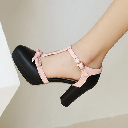 Stylish Ankle Strap High Heels