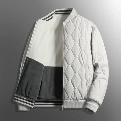 Men's Reversible Puffer Coat Waterproof Black