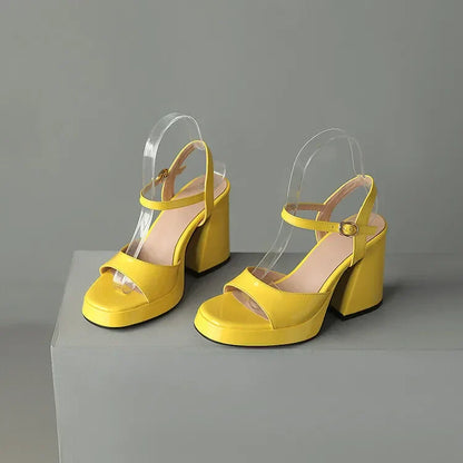 Shiny High Heel Shoes