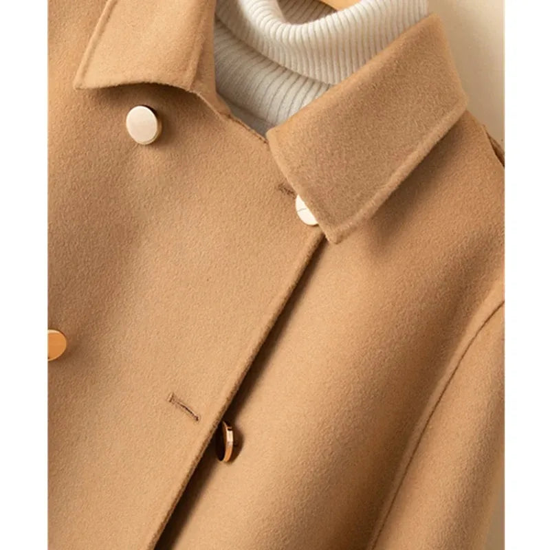 Womens Wool Batwing Coat
