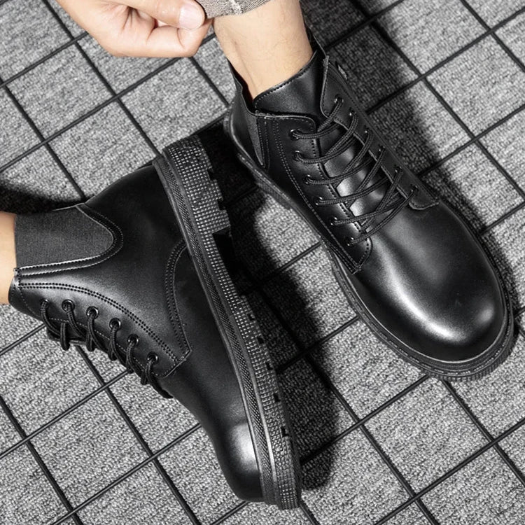 Classic Brown Leather Ankle Boots