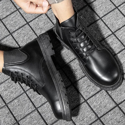 Classic Brown Leather Ankle Boots