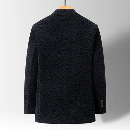 Men's Wool Blazer Midnight Blue