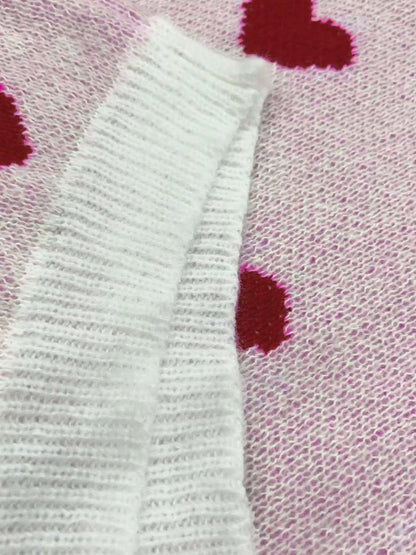 Classic Heart Pattern Sweater