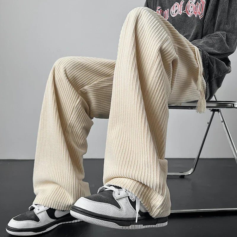 Relaxed Fit Fleece Lounge Pants Scandinavian Style - VibreMode