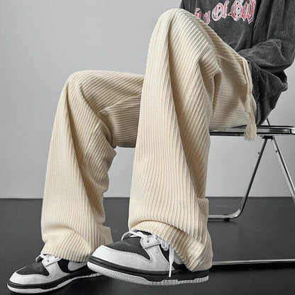 Relaxed Fit Fleece Lounge Pants Scandinavian Style - VibreMode