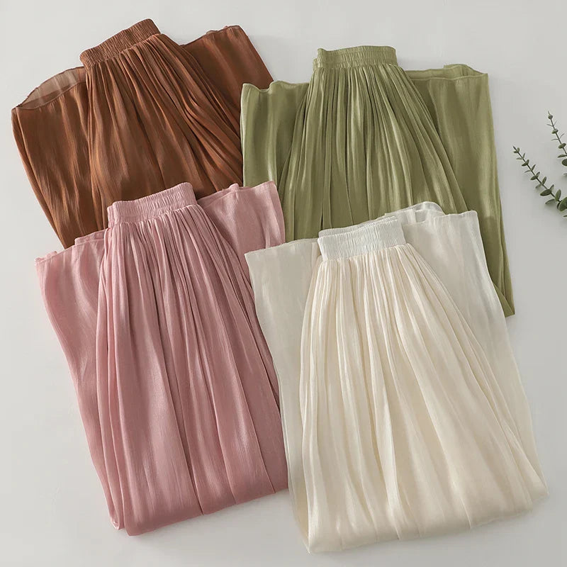 Women's Wide Leg Linen Pants