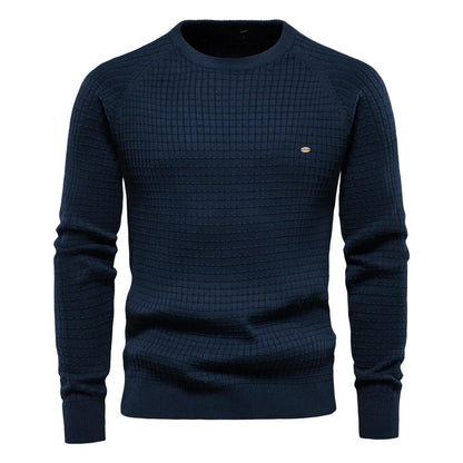 Classic Men's Patterned Crew Sweater