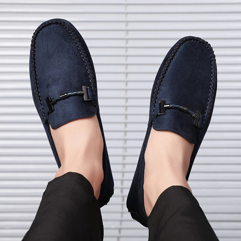Luxurious Leather Slip On Shoes