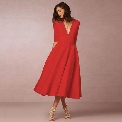 Valerisse | Ladies Stylish Flowy Mid Dress