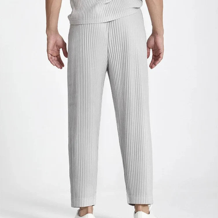 Toscano Men's Pleated Linen Summer Pants