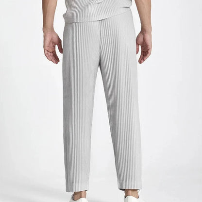 Toscano Men's Pleated Linen Summer Pants