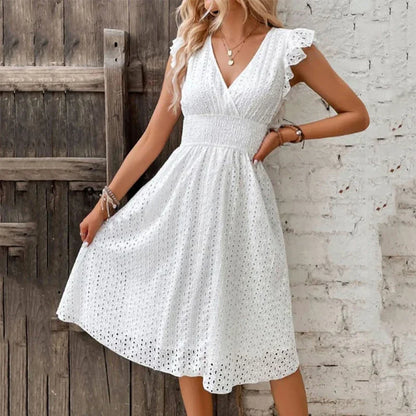 Women's Floral V-Neck Sundress