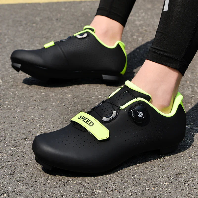 Comfortable Cycling Bike Shoes Clipless Breathable Road Sneakers