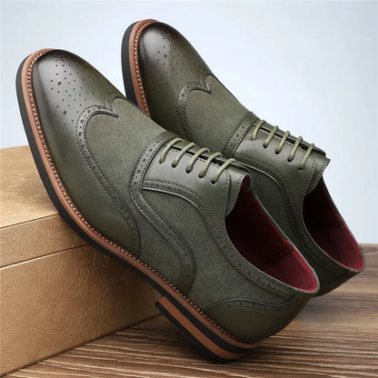 Authentic Leather Oxford Shoes