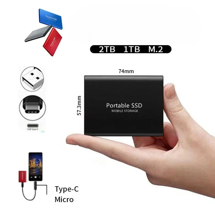 Portable Solid State Drive High-Speed Storage