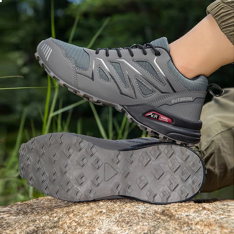 Waterproof Men's Hiking Boots Non-Slip Outdoor Trail Shoes