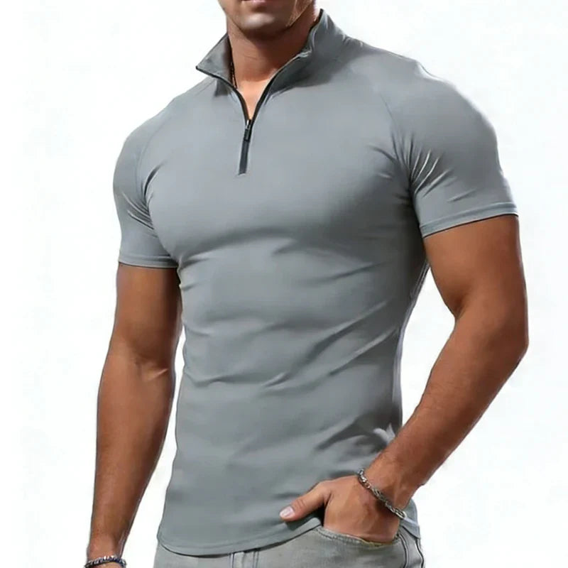 Nolan Mens Compression Half Zip Shirt