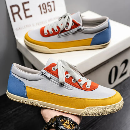 Lusso Men's Canvas Supportive Sneakers