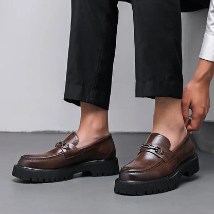 Men's Leather Dress Loafers
