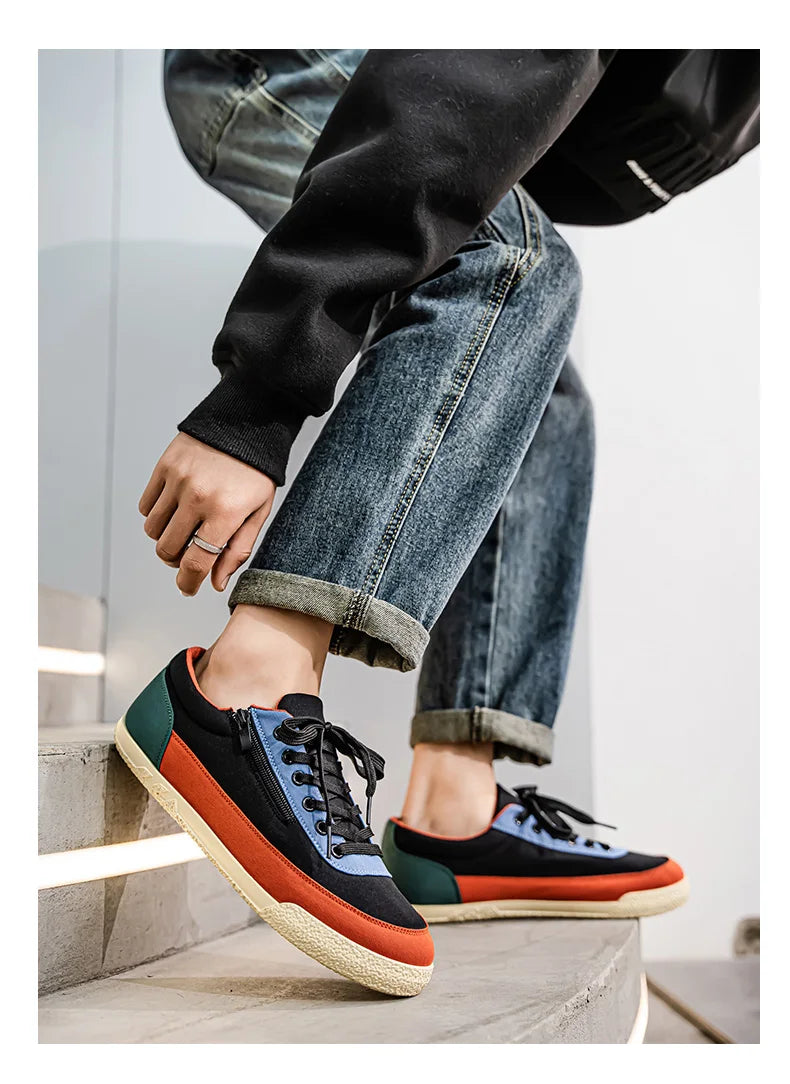 Lusso Men's Canvas Supportive Sneakers