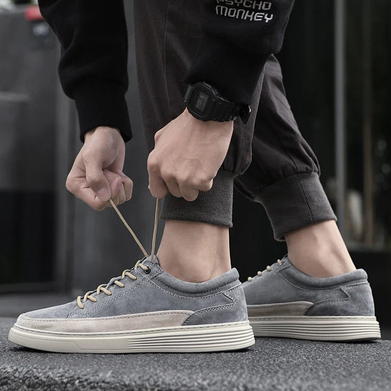 Military Green Suede Shoes