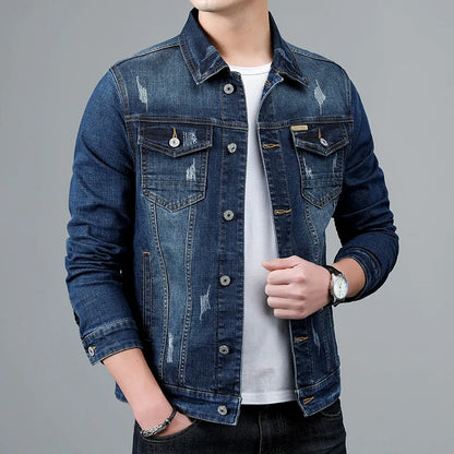 Rugged Blue Jeans Jacket