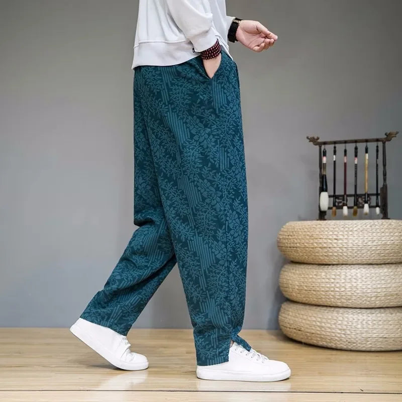 Men's Floral Sweatpants - VibreMode