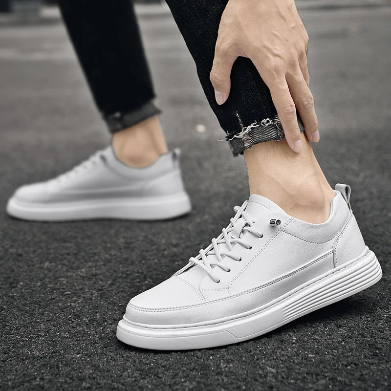 Men's Low- Sneakers Lace-Up Closure