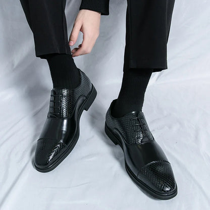 Authentic Luxury Leather Brogue Shoes