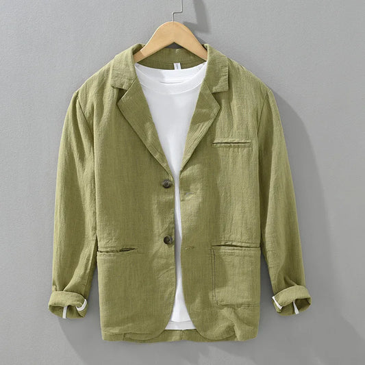 Meadow Linen Blazer - VibreMode
