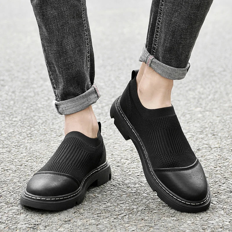 Premium Breathable Leather Sneakers